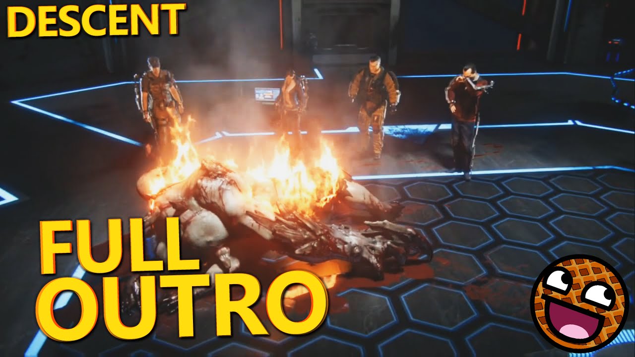 FULL DESCENT OUTRO CINEMATIC EASTER EGG CUTSCENE! CoD: Advanced Warfare Exo Zombies Story!