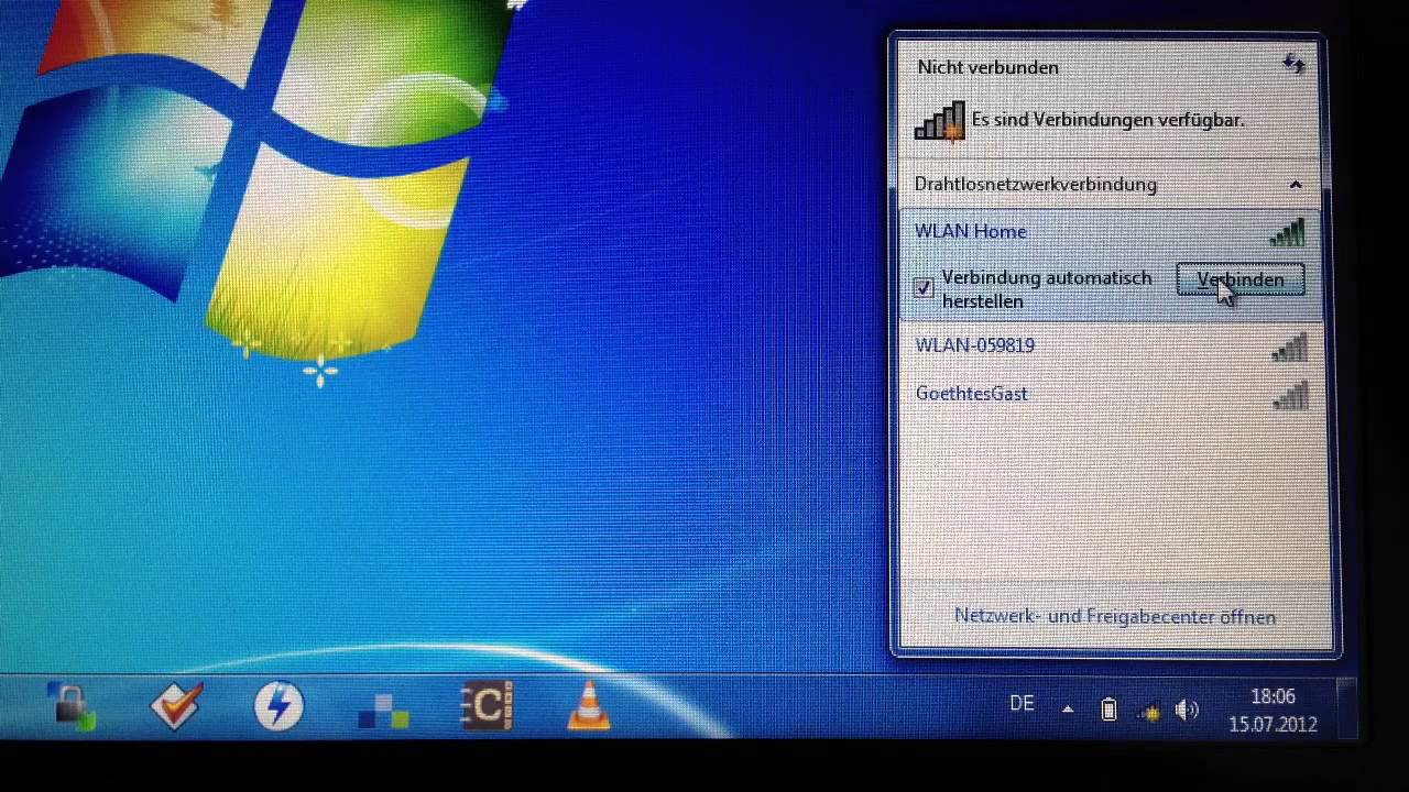 Wlan einrichten unter Windows -  Anleitung: Wlan einreichten unter Windows - Netzwerkumgebung