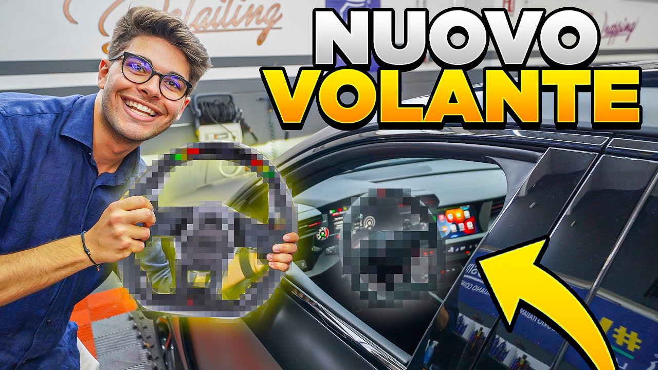 NUOVO VOLANTE alla mia AUDI RS3 😍