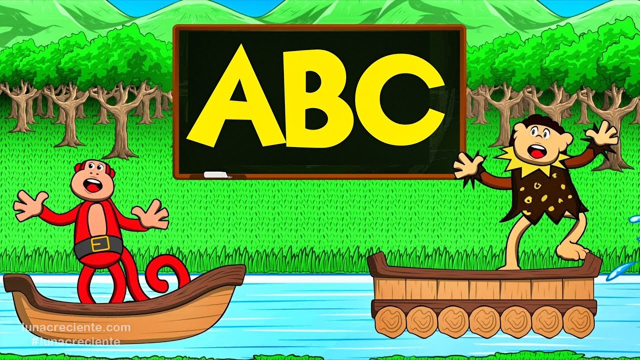 La Canción del ABECEDARIO con El Mono Sílabo y Nícola Cavernícola. Canciones Infantiles