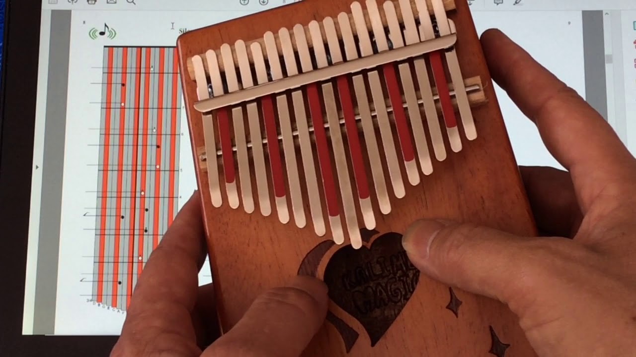 Easy Christmas Carols on the 17-Note Kalimba