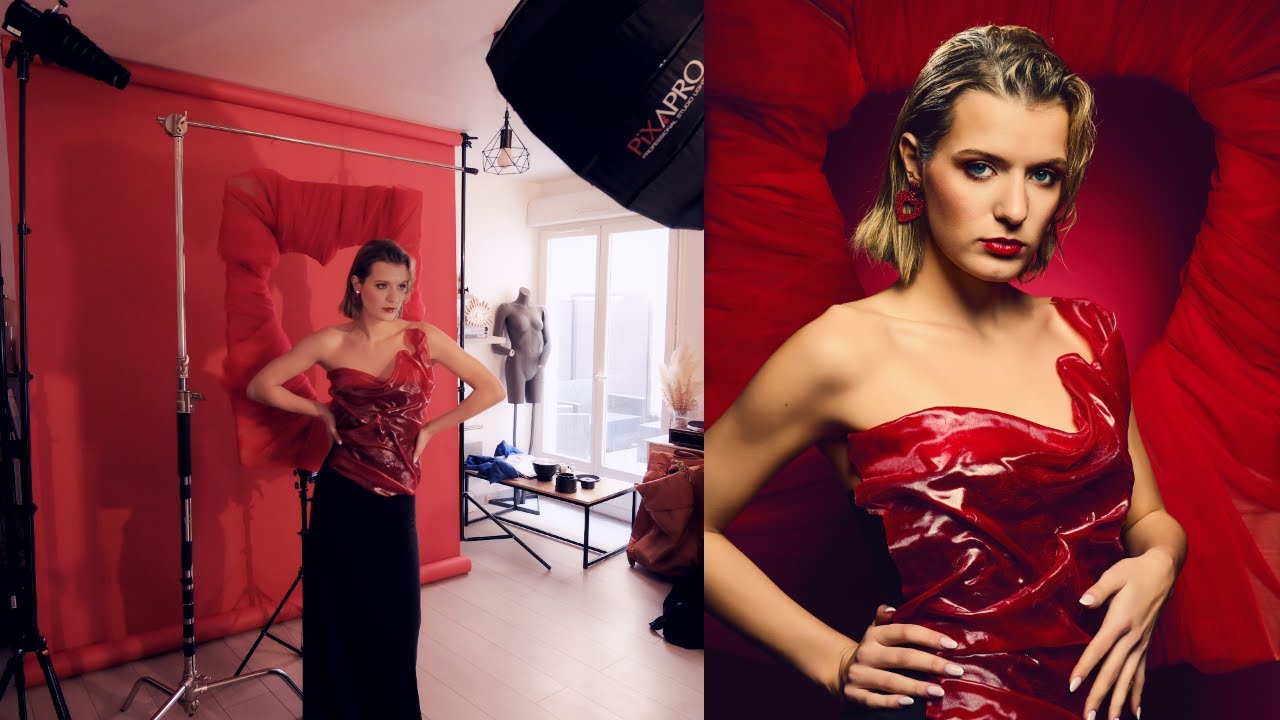 Le matériel pour un studio photo maison dans ton salon (fond, flash, trépied)
