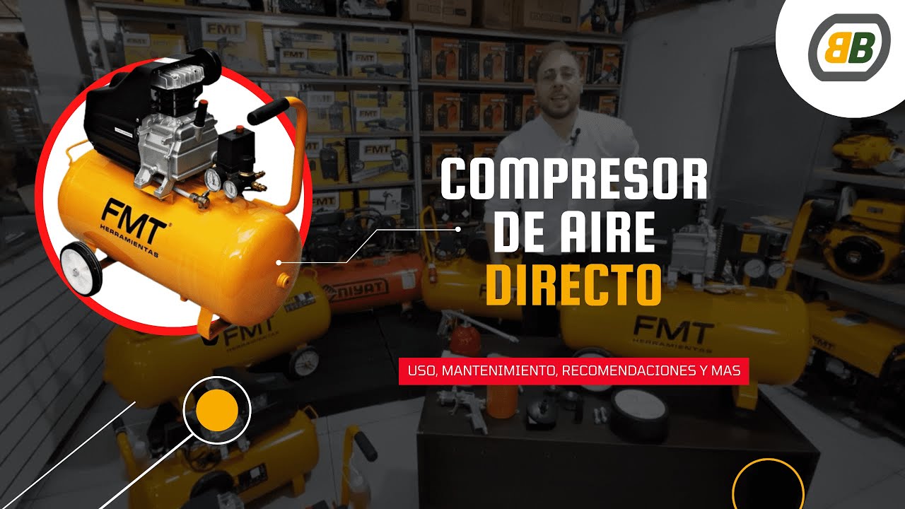 Compresor de Aire Directo 50 litros - Uso, mantenimiento, recomendaciones y mas
