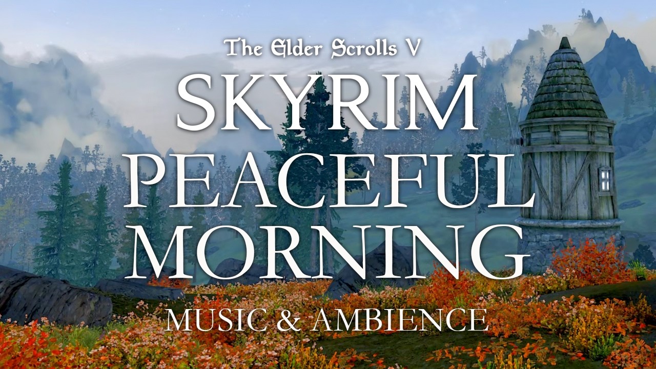 Peaceful Spring Morning in Skyrim | Festive & Spring Ambience | Music and Ambience