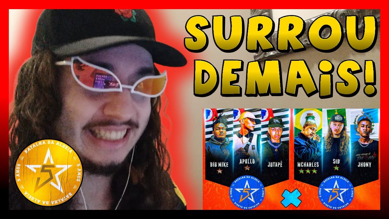 APOLLO , BIG MIKE E JOTAPÊ X JHONY, MCHARLES E SID | SEMIFINAL | BDA 5 ANOS | REACT BAUEB