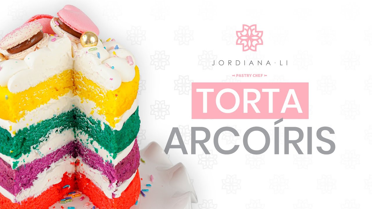 Torta Arcoíris o Rainbow Cake