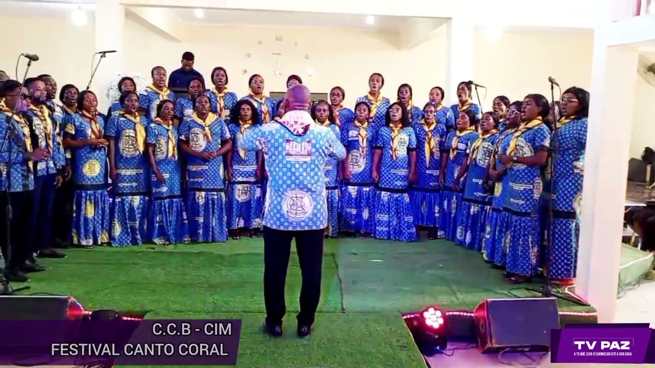 CCB- CIM no festival canto coral de interpretação dos hinários da IEBA