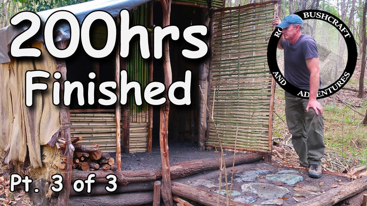 Long Term Wilderness Shelter Build Part 3 of 3