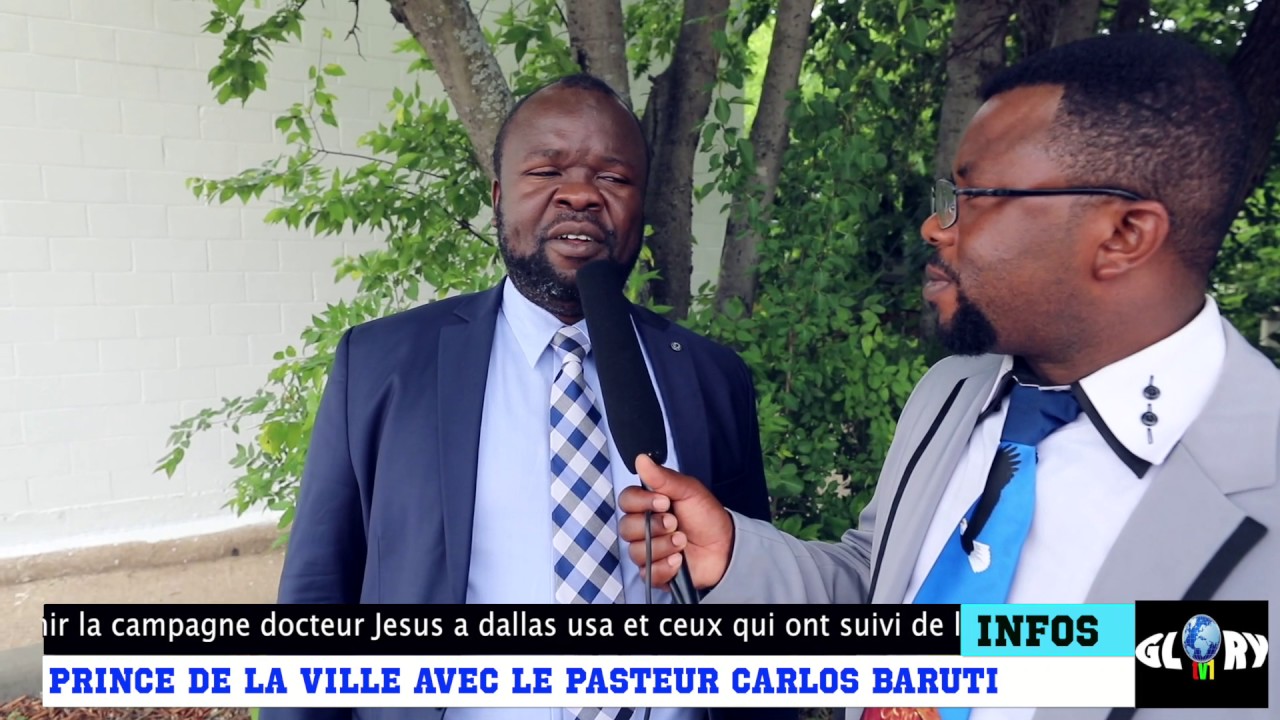 PRINCE DE LA VILLE RECOIS LE PASTEUR CARLOS BARUTI
