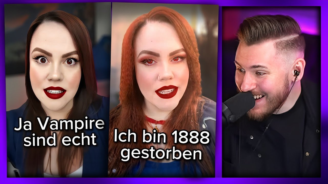 TikTokerin meint sie ist ein Vampir