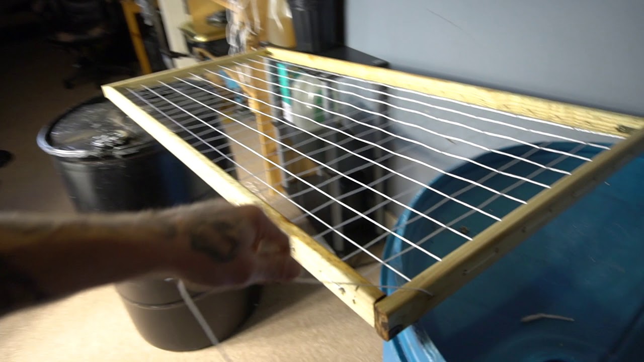 How I built a Scrog Net for my 2x4 Grow Tent