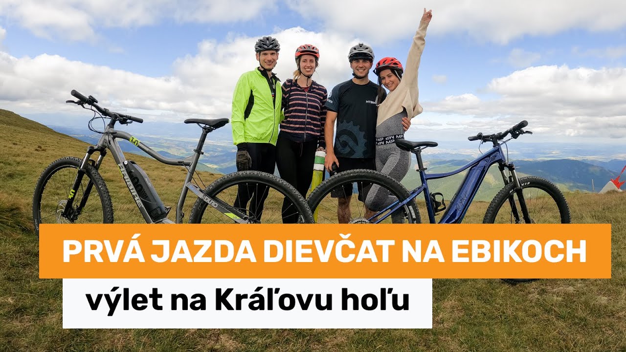 Prvá jazda dievčat na ebikoch - výlet na Kráľovu hoľu