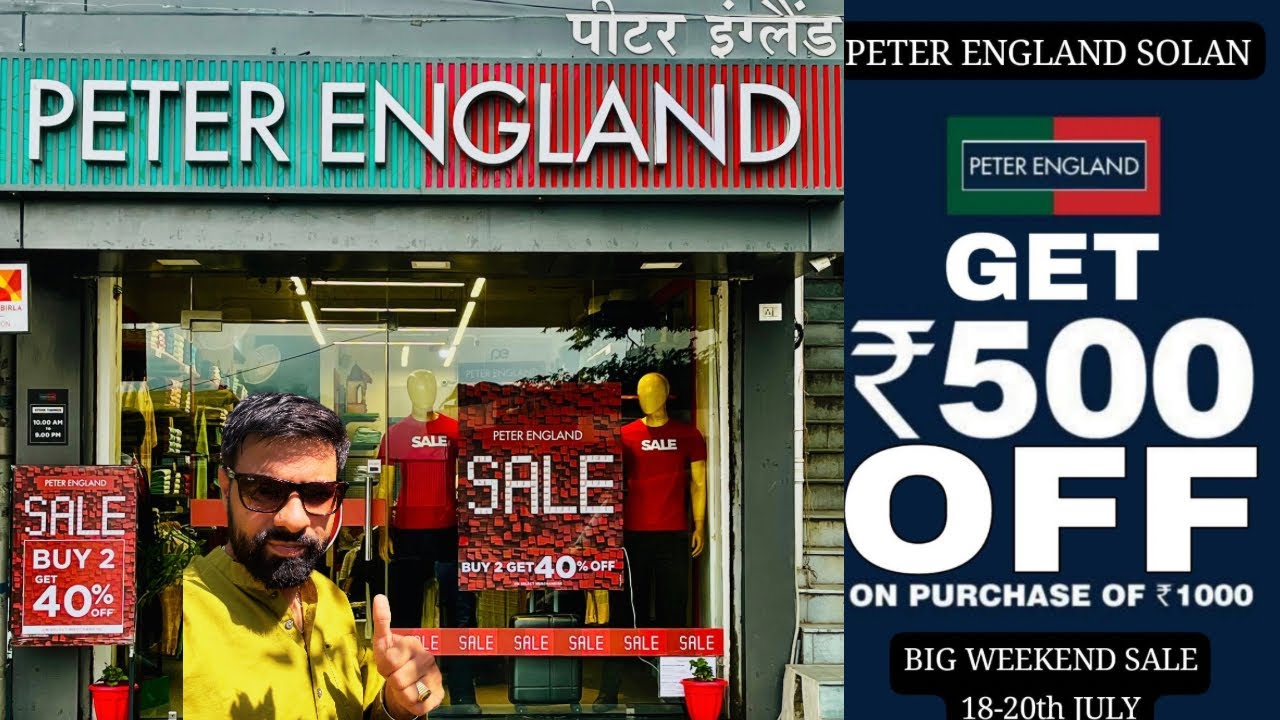 HUMARE PETER ENGLAND SHOWROOM MEIN BIG SALE | BUY 2 GET 40% OFF | GET 500 OFF on 1000 SHOPPING
