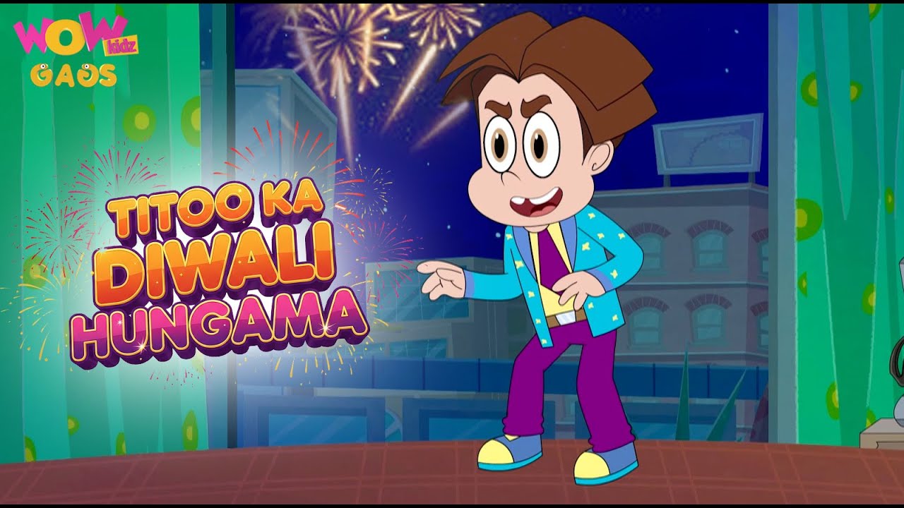 Titoo Funny Cartoon | Titoo Ka Diwali Hungama 02 | Hindi Cartoon for Kids #titoo