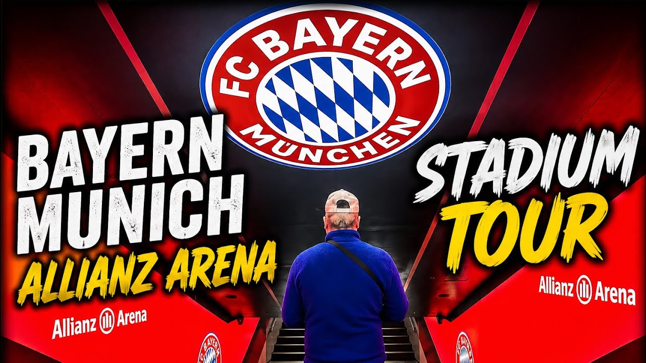 BAYERN MUNICH ALLIANZ ARENA & MUSEUM TOUR! 🇩🇪