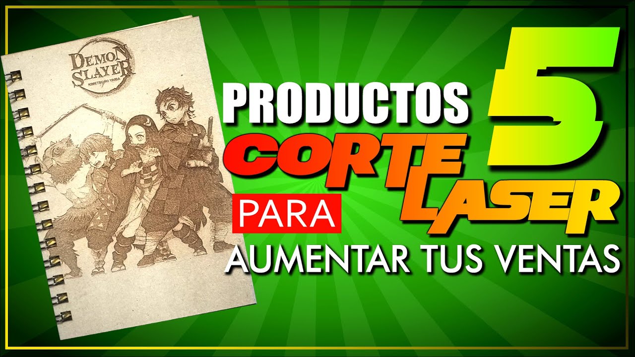 🚀 5 PRODUCTOS para CREAR en CORTE LASER 📚 SACA estas COSAS en CORTE LASER para Aumentar TUS VENTAS 💸
