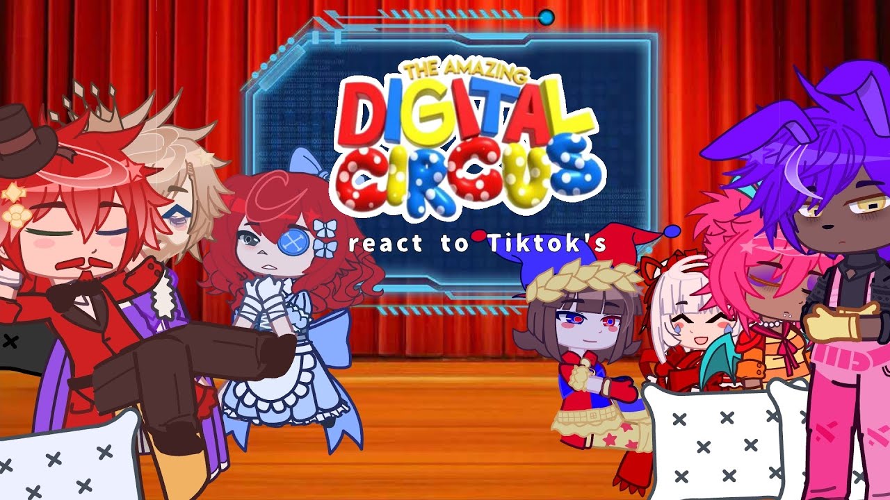 TADC react to Pomni🎪🔵🔴‼️// Part 1/? 💭//