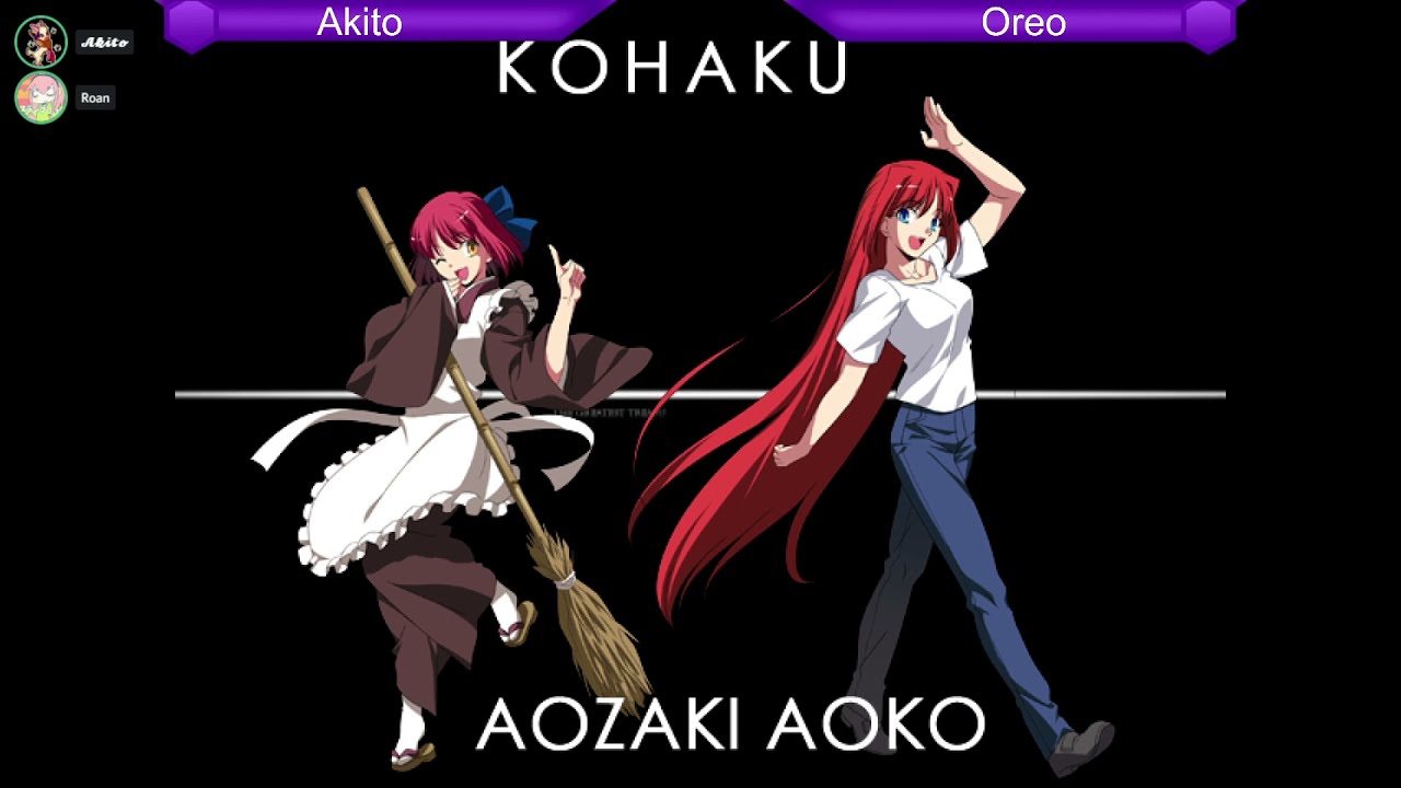 MBAACC Casuals - Akito (C-Kohaku) vs Oreo (C-Aoko) - 8/10/2021