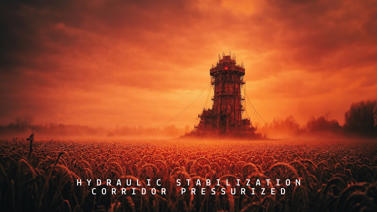 Maintenance Cycle 08 – Hydraulic Stabilization Corridor | Dark Industrial Ambient