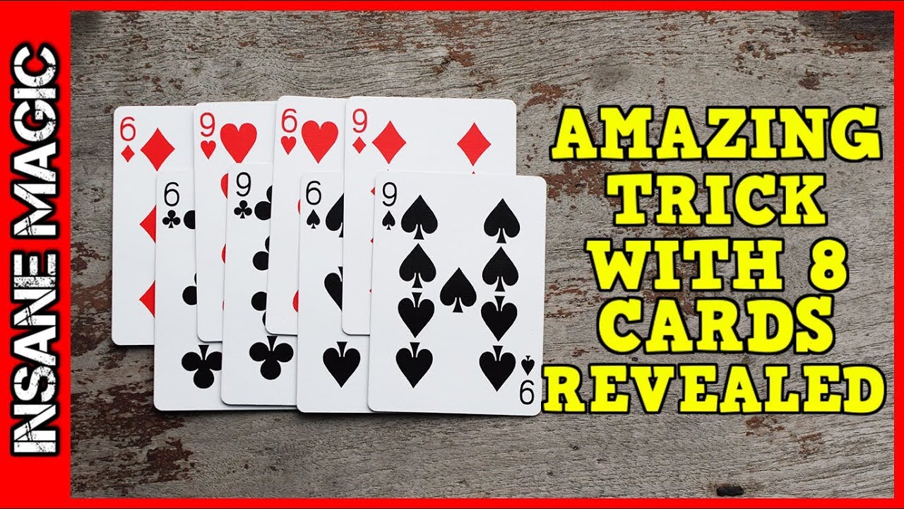 Best Card Trick Using 8 Cards Tutorial | Amazing Illusion Card Trick