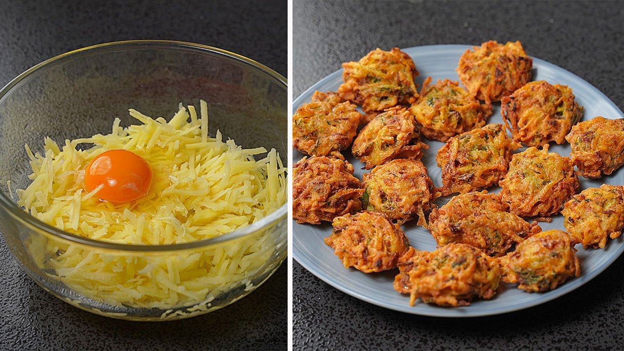 Two raw potato and one egg can make this super delicious snacks | Egg potato pakoda | Yummy