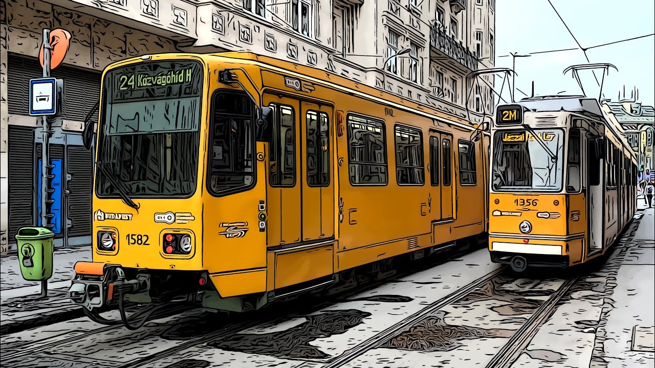 [24] Közvágó - Keleti - Közvágó 🚃 (4K, HDR)