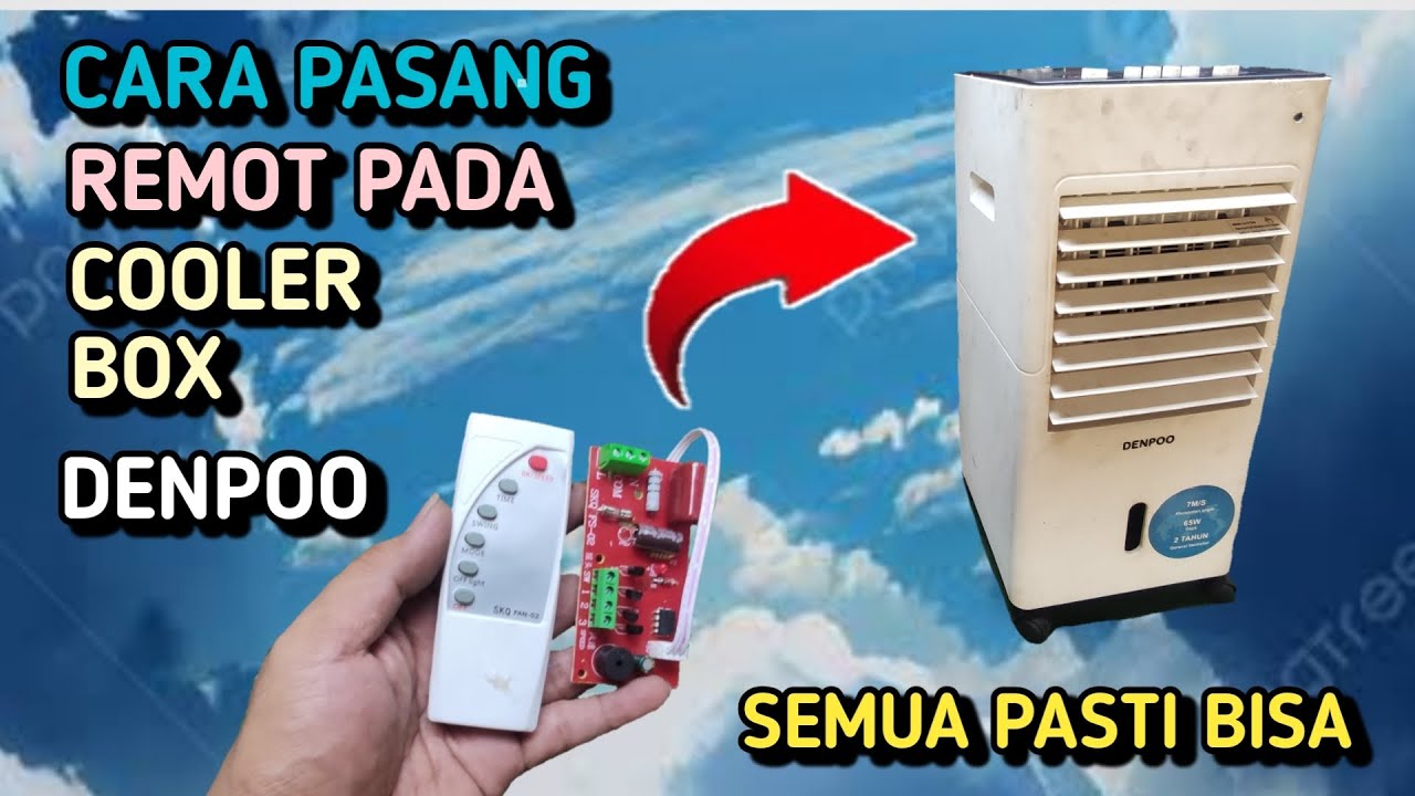 Rubah kipas box pake remot, mudah dan murah pastinya
