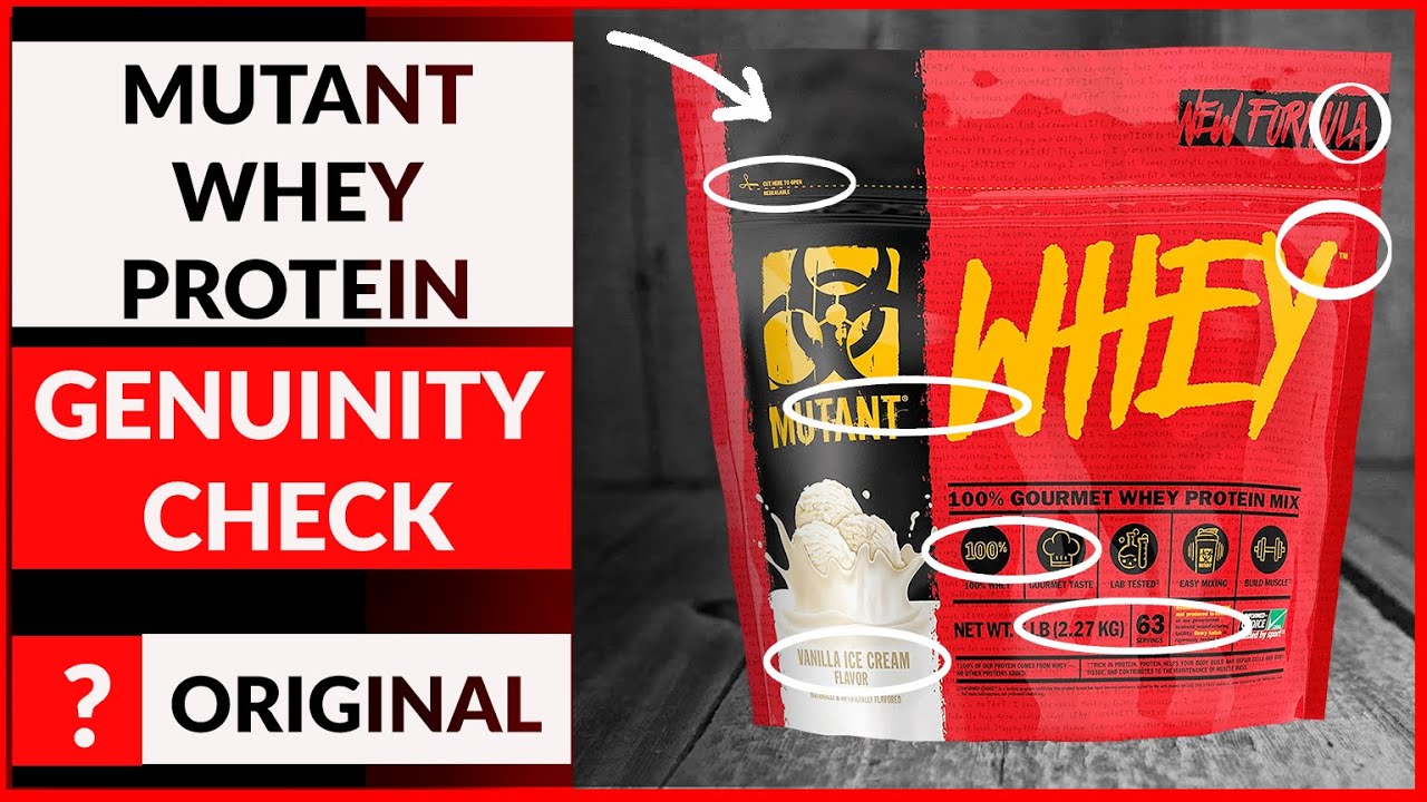FAKE Mutant Whey Protein Vs Genuine