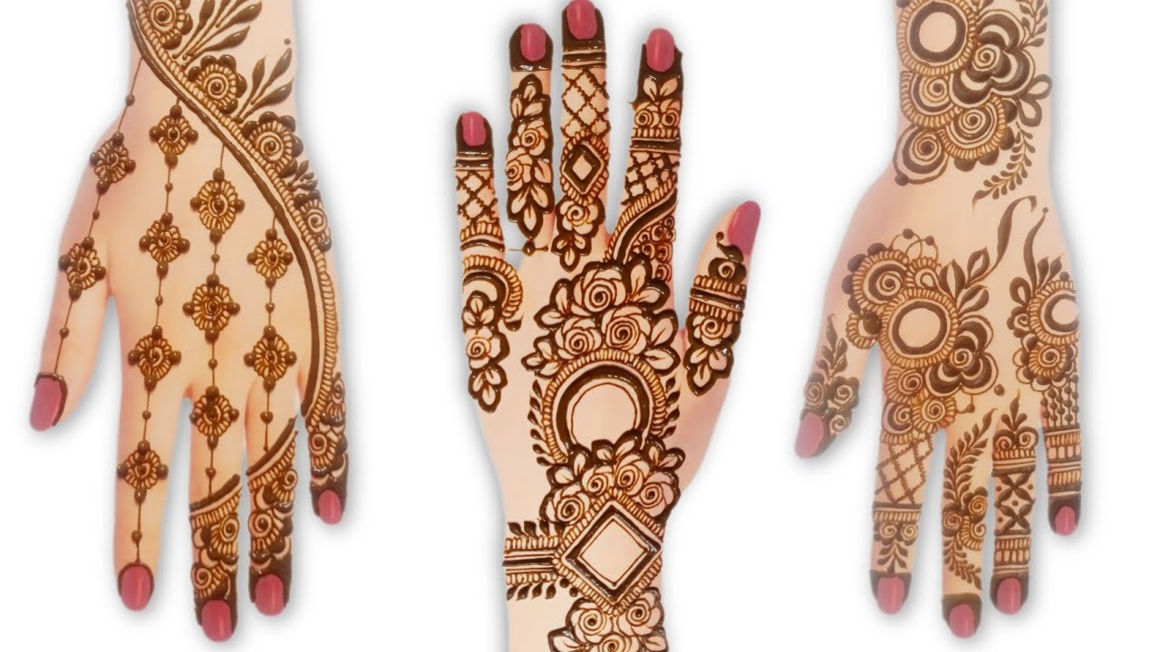 3 Trending Easy and Quick Mehndi Henna Design || Step by Step Tutorial | @CreativeHennaDesignss