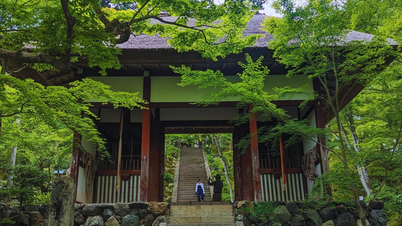Walking around Jōjakkōji Temple in Japan's Famous Arashiyama District - [Japan HDR 4K]