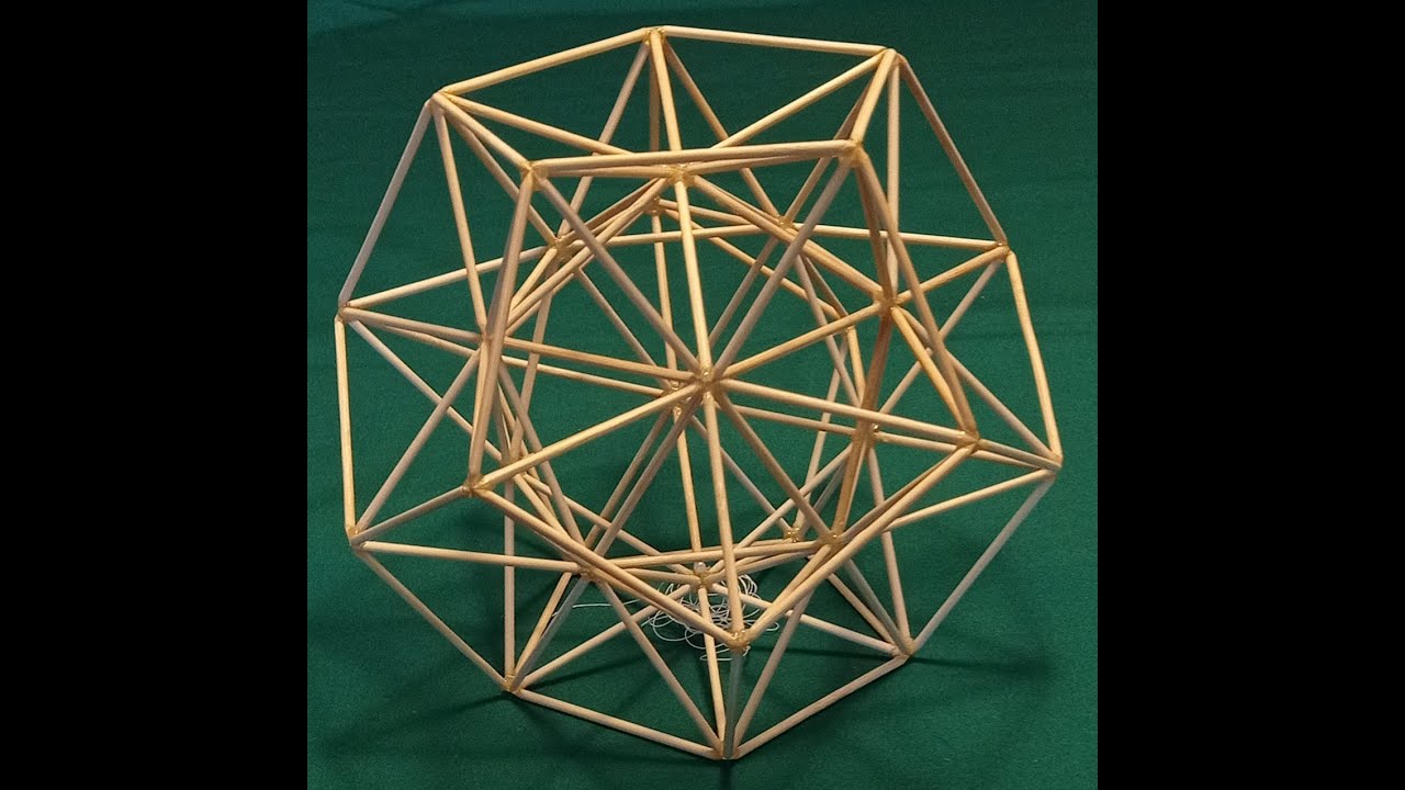 Gran dodecaedro o Icosaedro estrellado. Geometría Sagrada. Manualidades. Construcción detallada.