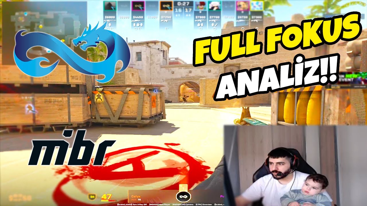 DEDEM SANKİ 18 YAŞINDAYMIŞ&Ccedil;ASINA FULL FOKUS ANALİZ! MAJ3R, ETERNAL FIRE VS MIBR İZLİYOR!! (Son Part)