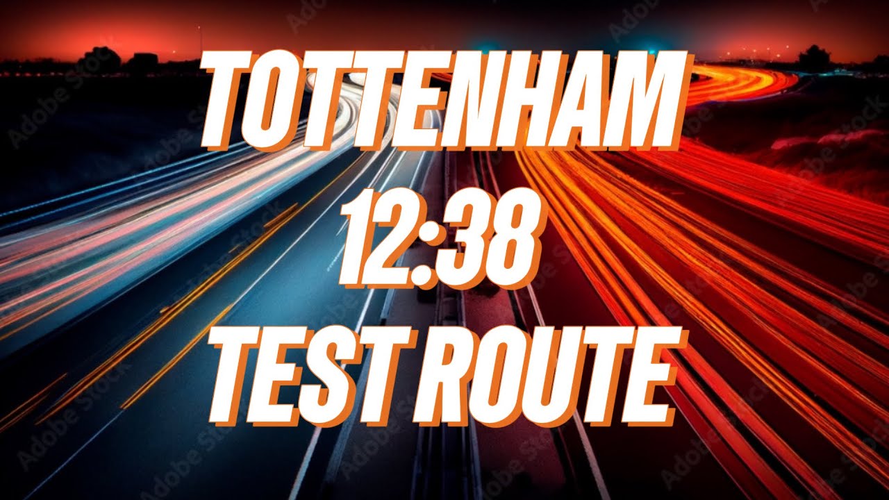 TOTTENHAM 12:38- EDMONTON A10-GREAT CAMBRIDGE 2nd EXIT