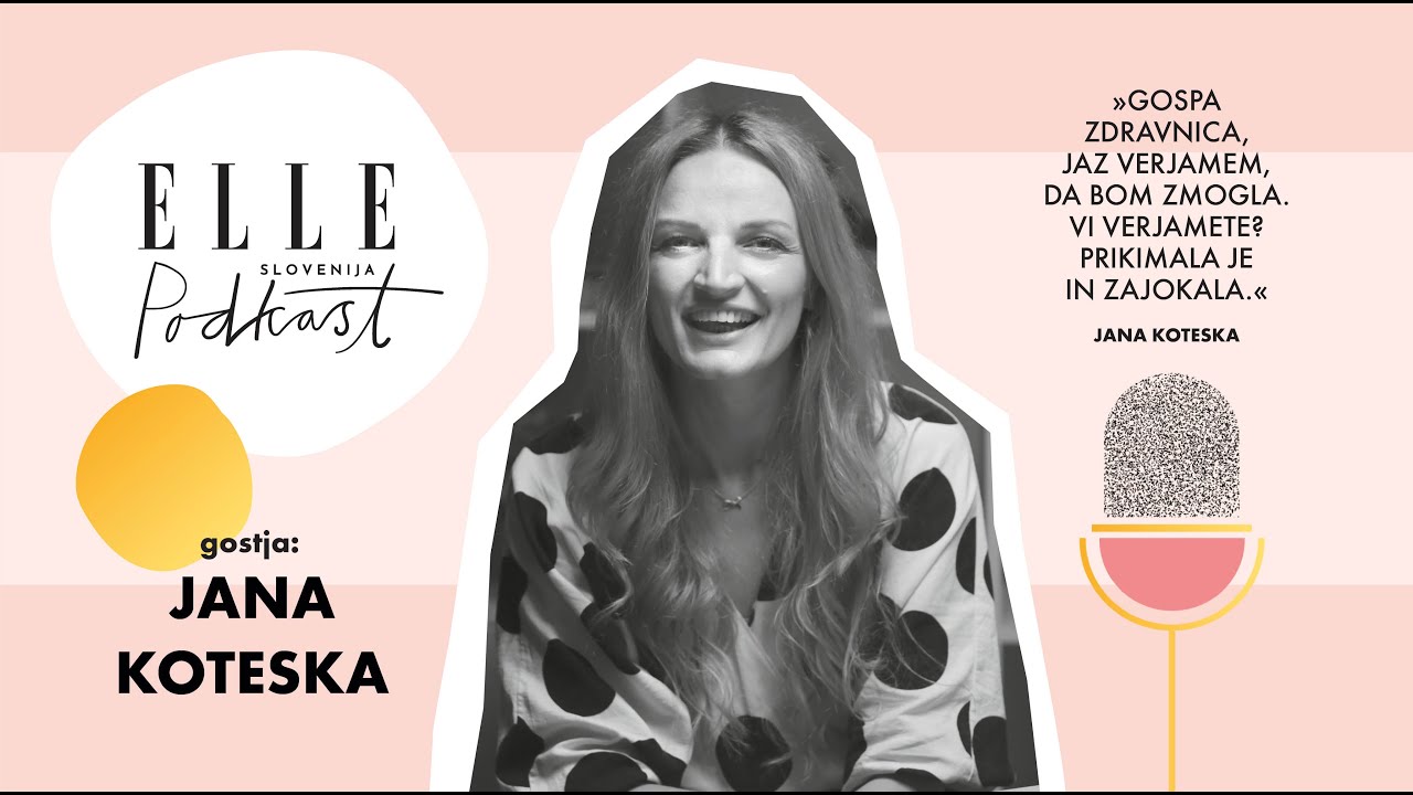 Jana Koteska: ''Gospa zdravnica,  verjamem, da bom zmogla. Vi verjamete? Prikimala je in zajokala.''