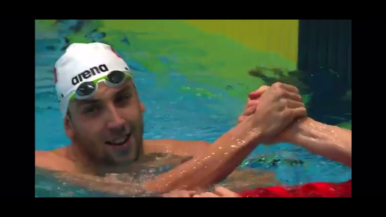50m breaststroke Emre Sakçı Tournement record 25.38 on Semi Final/Kazan2021 European Championship