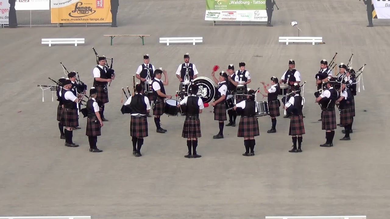 Waldburg-Tattoo 2019 Teil 2: Original Royal Sulgemer Crown Swamp Pipers