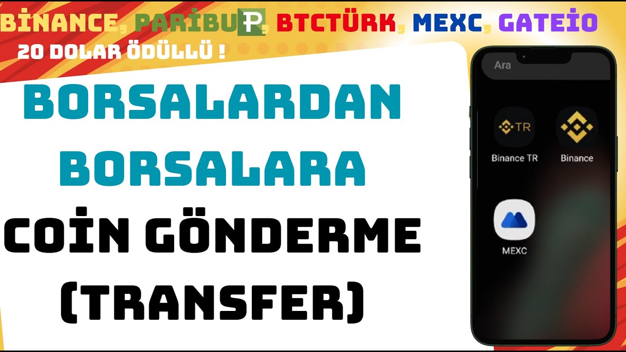 Borsadan borsaya coin transferi (G&ouml;nderme) T&uuml;m borsalar i&ccedil;in !