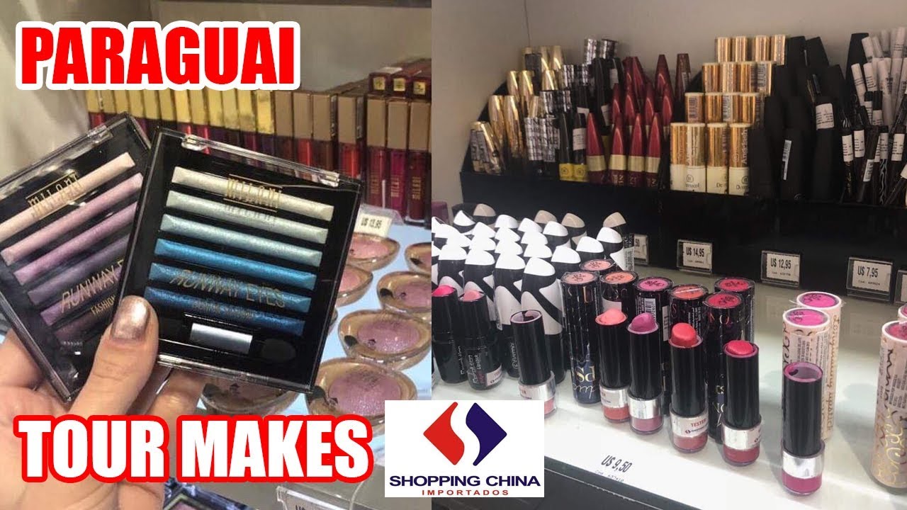 PARAGUAI - MUITA MAQUIAGEM IMPORTADA NO SHOPPING CHINA - MILANI, REVLON, LOREAL E MUITO MAIS