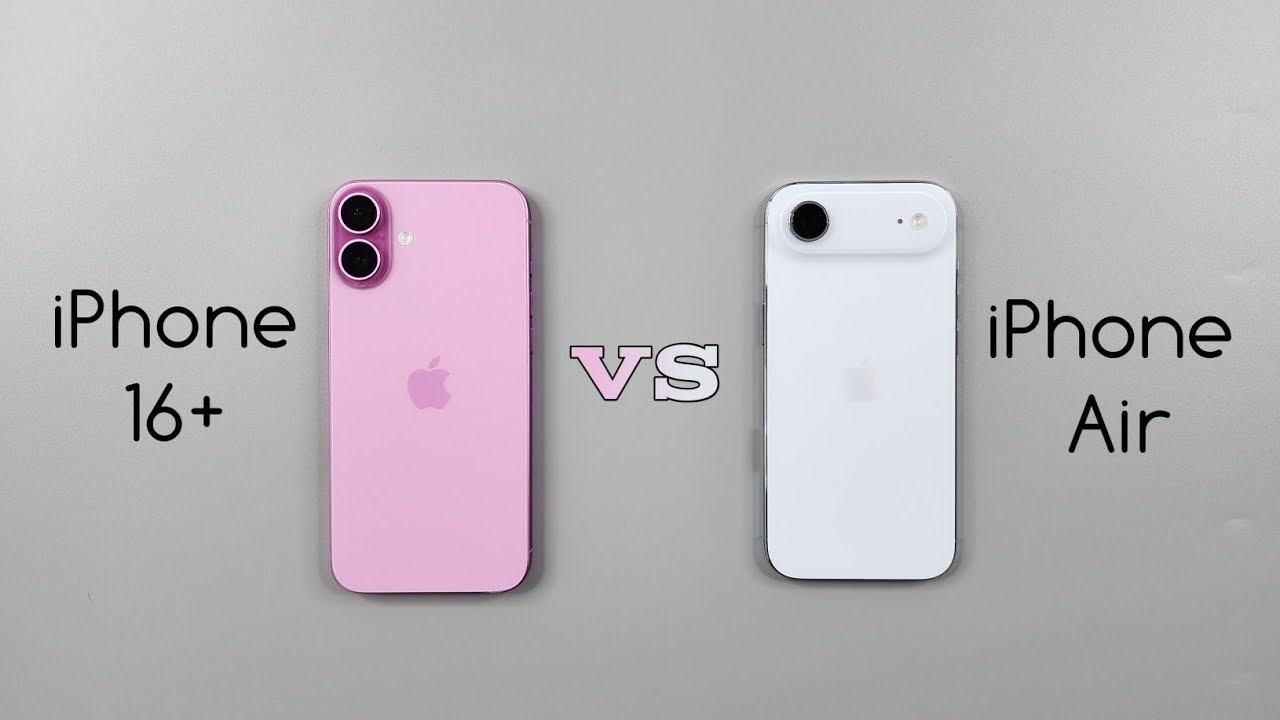 iPhone Air vs iPhone 16 Plus Speed Test & Camera Comparison 