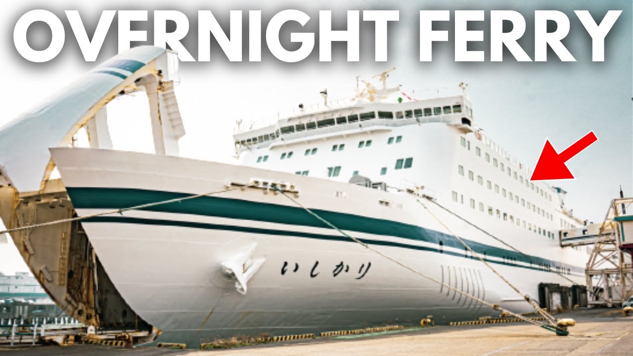 Super comfortable 22-hour trip on Japan's ultra-large ferry, 