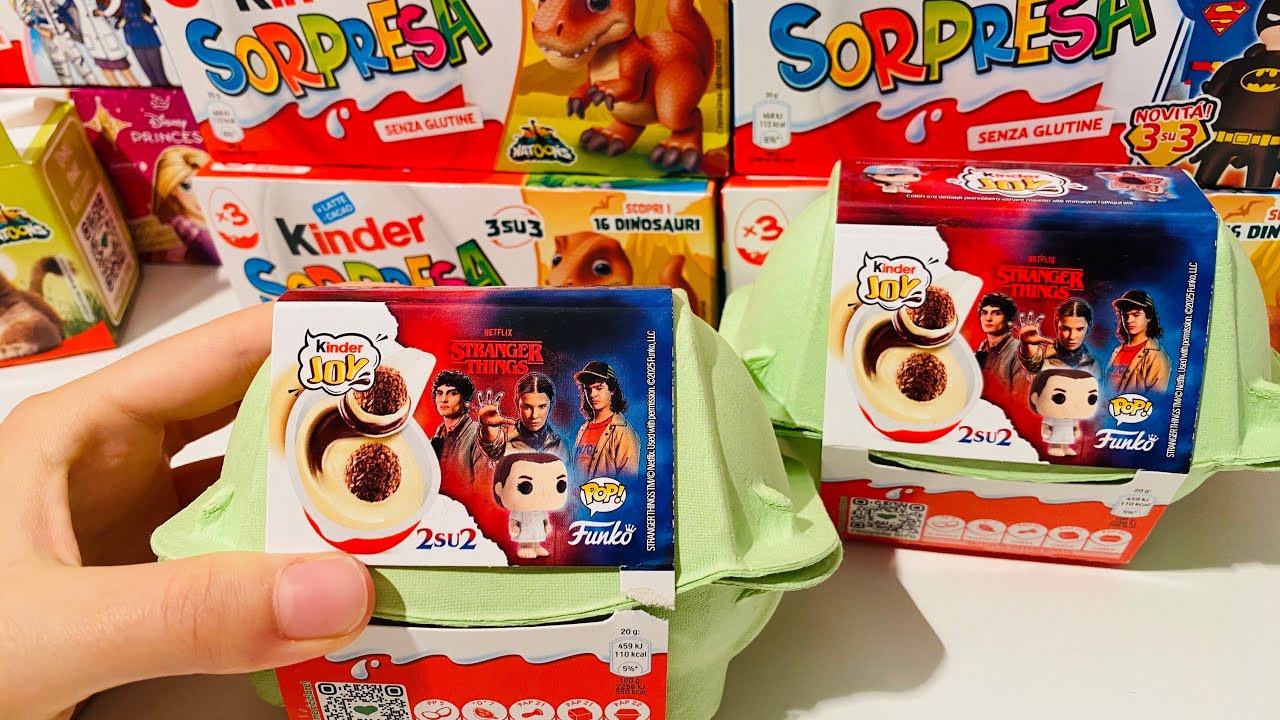 Stranger Things Kinder Joy ASMR Unboxing 