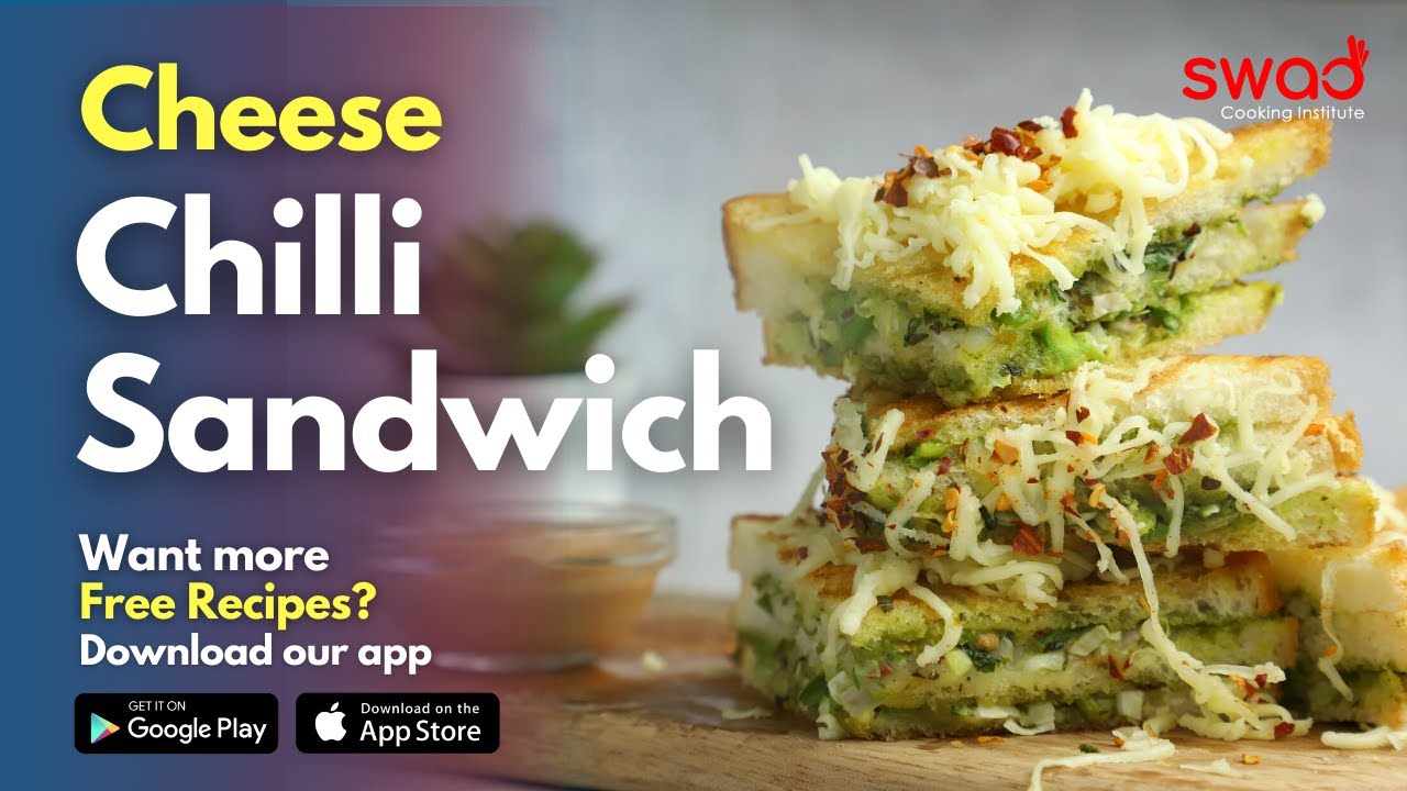 Chilli Cheese Sandwich on Tawa | Chili cheese toast | Street style