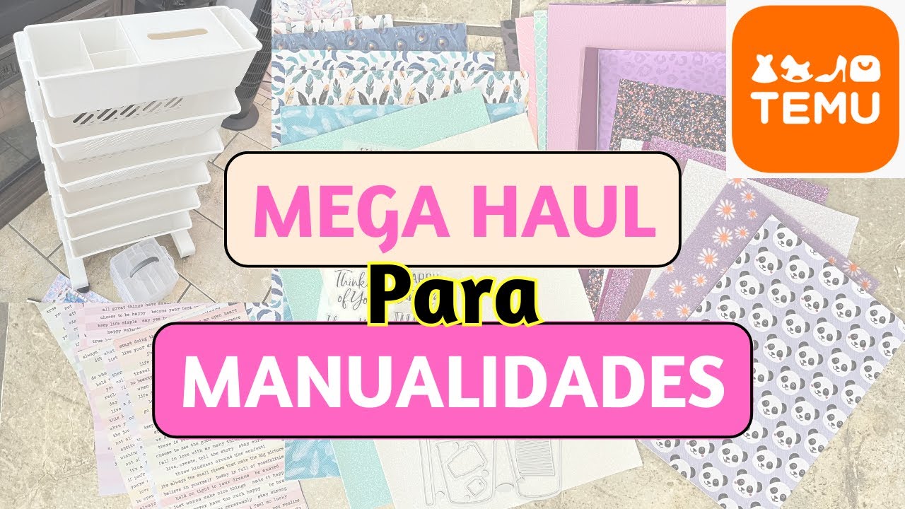 ❤️ Haul de Material Para Manualidades en Temu a Bajo Costo y con Descuento