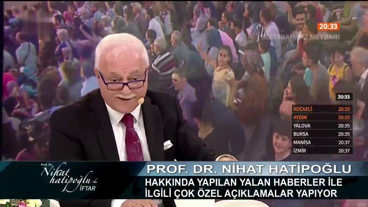 HAKKIMI HELAL ETMİYORUM ! - NİHAT HATİPOĞLU AÇIKLAMA