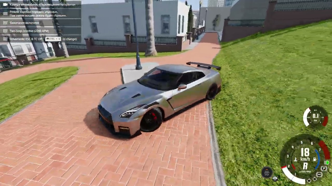 🔥 ОБЗОР на NISSAN GT-R R35 в BeamNG.drive 🔥