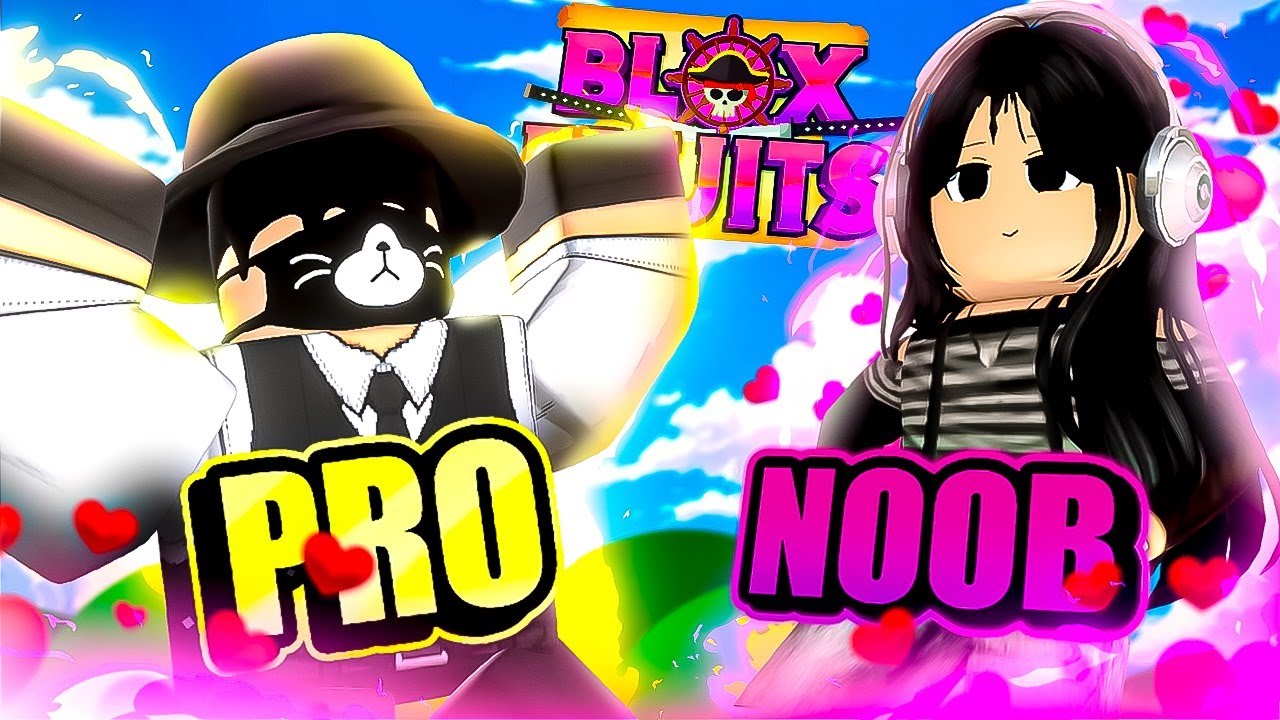 ENSEÑO A MI NOVIA A JUGAR BLOX FRUITS PRIMERA VEZ!
