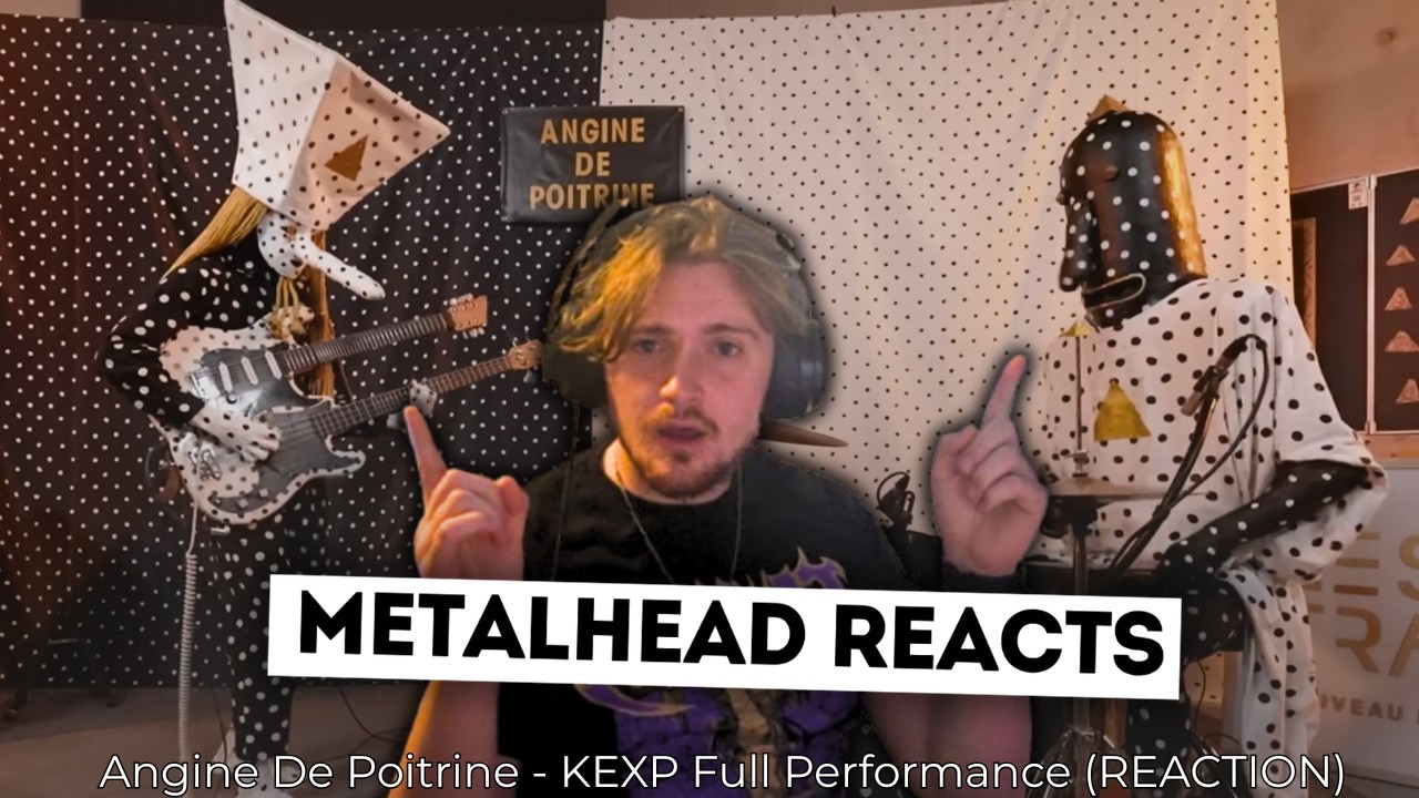 METALHEAD Reacts to Angine de Poitrine - FULL KEXP Performance