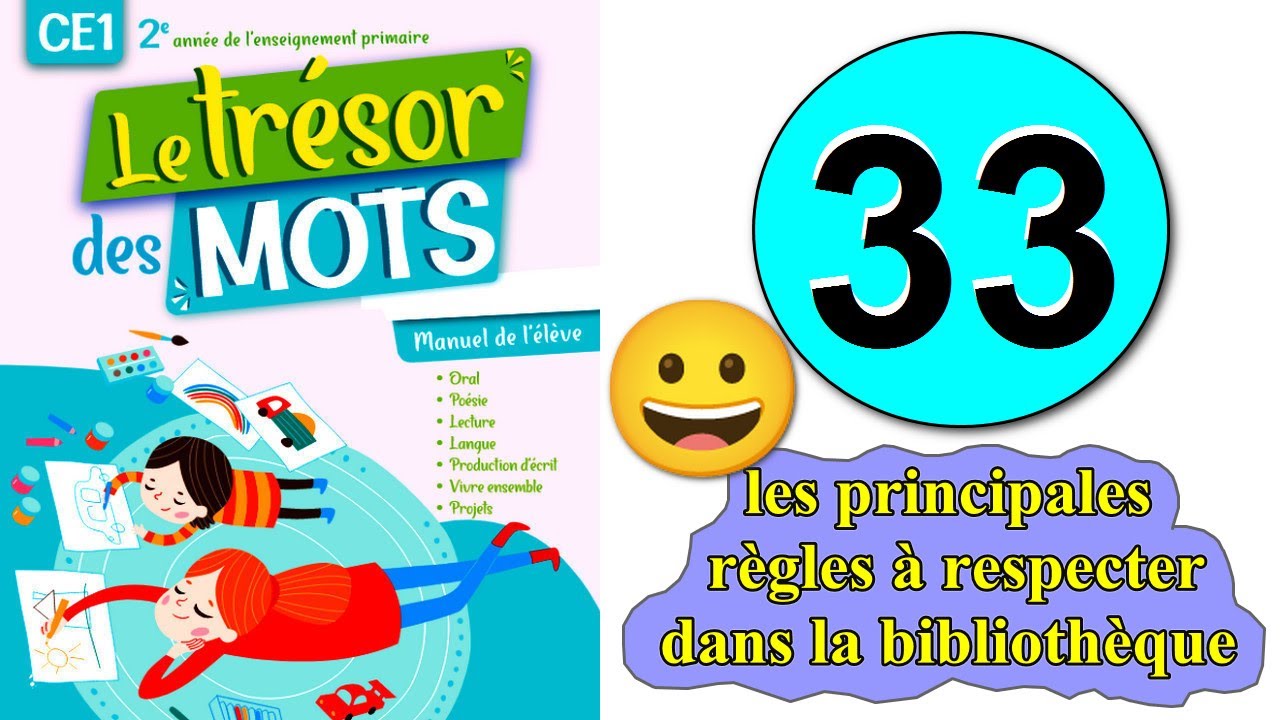 le trésor des mots CE1 page 33 #maths