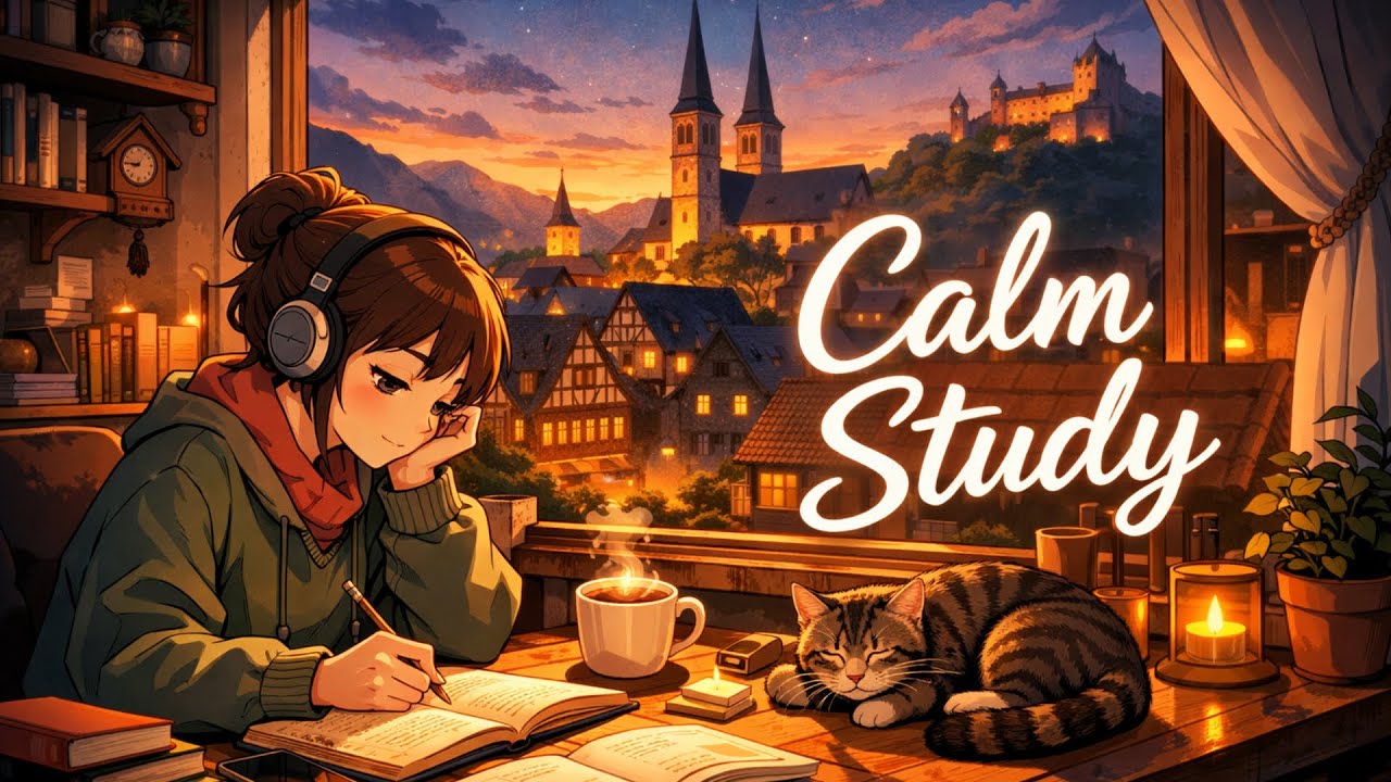 Lofi Anime Study Room ☕📚 | 1 Hour to Focus, Study & Stay Productive - Vol. 8