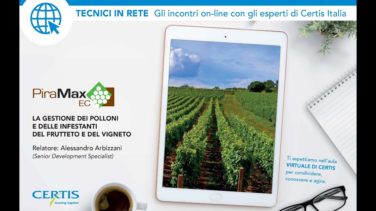Tecnici in rete: Piramax EC gestione polloni e infestanti di vigneto e frutteto | Certis Europe